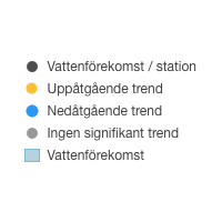 Förklaringar till punkter på kartan