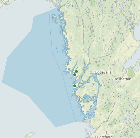 På mätplatserna i Skagerrak minskar förekomsten av imposex hos nätsnäcka vilket är en positiv miljötrend.
